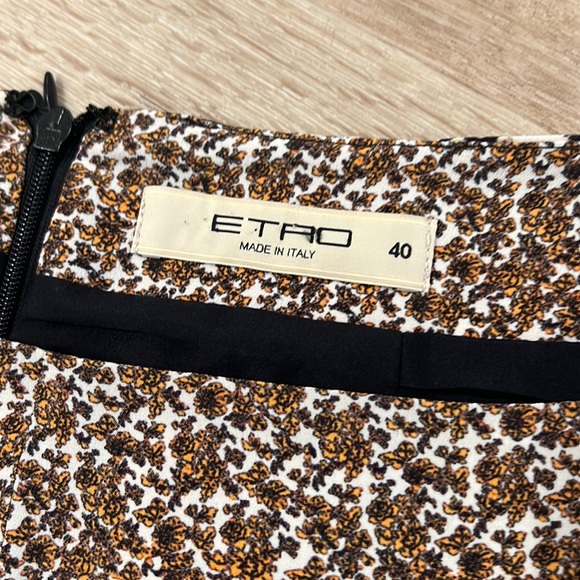 Beautiful long etro skirt size 40 floral pattern maxi - Picture 6 of 8